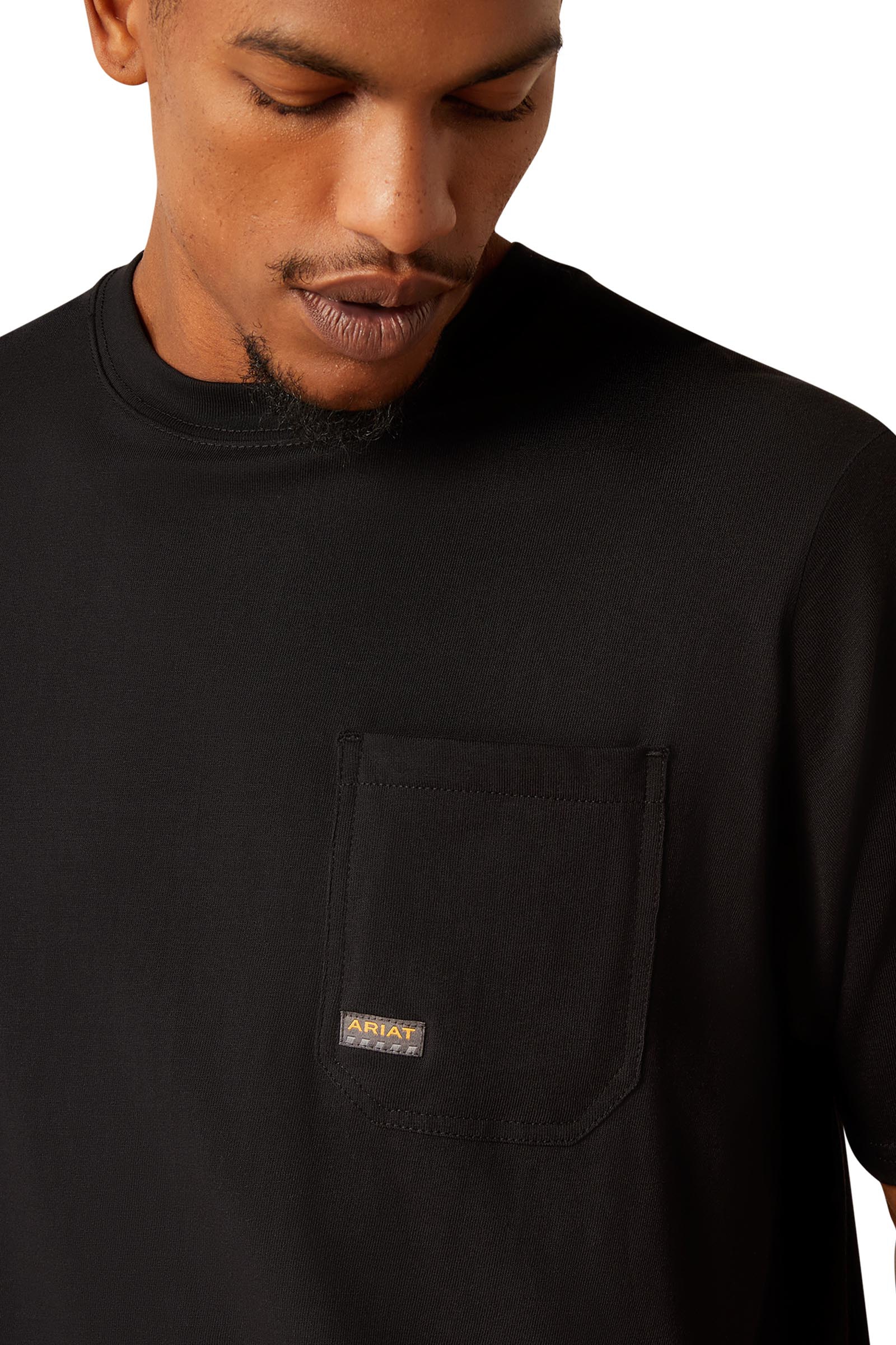 Ariat Rebar Cotton Strong Hardhead Męski T-shirt