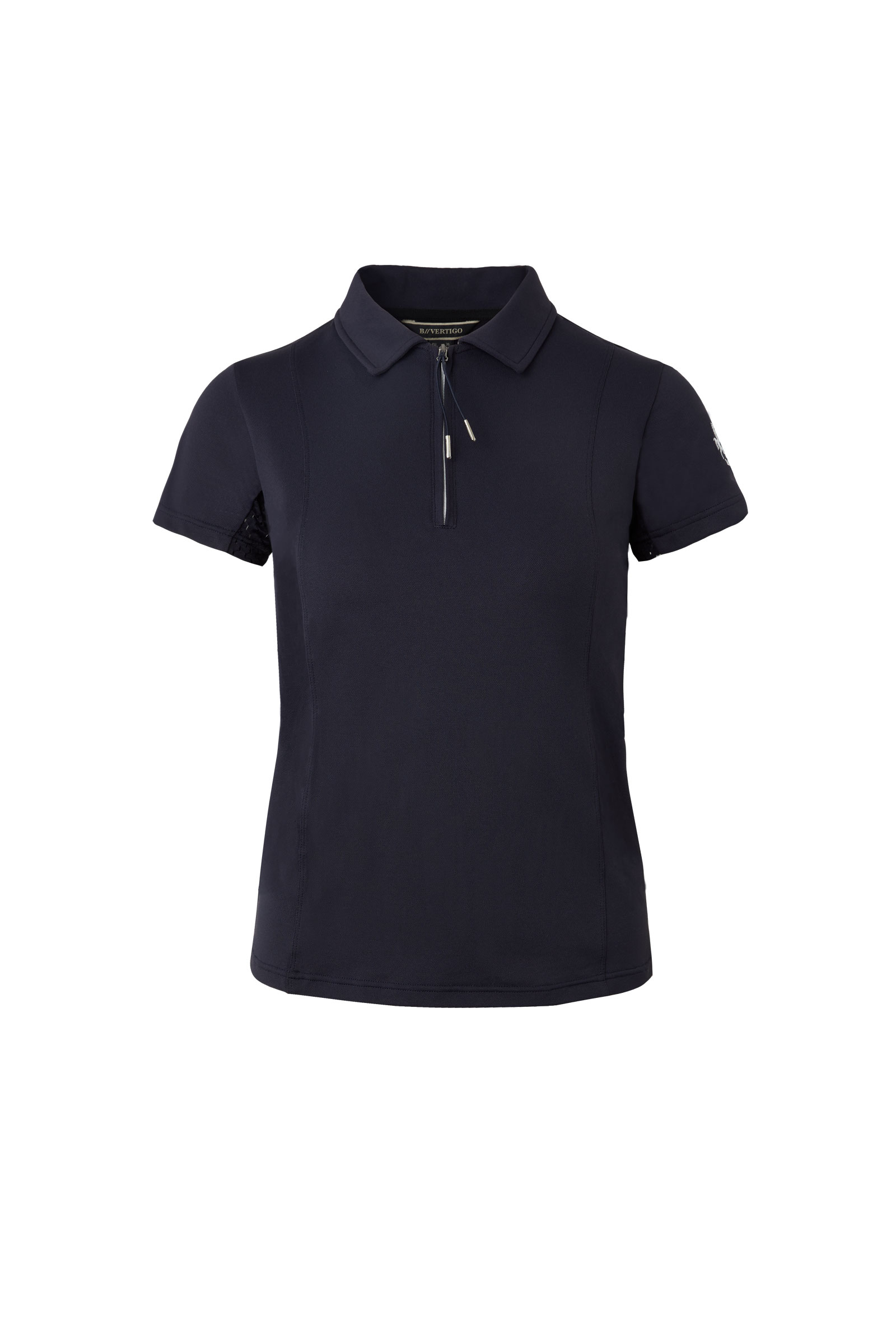 Dark Navy Damska koszulka polo B Vertigo Claudine z krótkim rękawem