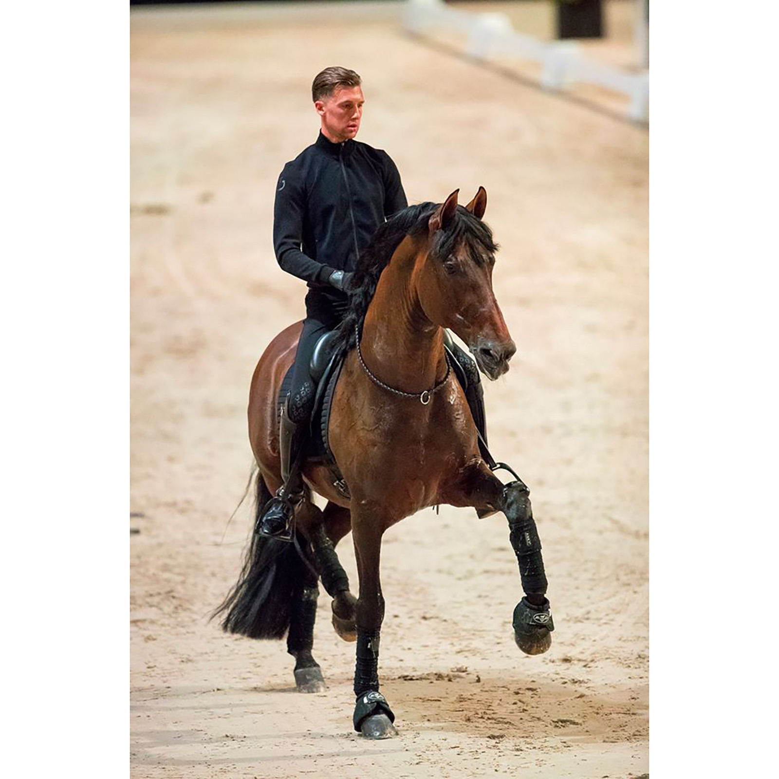 Brown F.R.A. Freedom Riding Articles Kripton Neck Rope (System 1) Tkana skóra, 15 mm