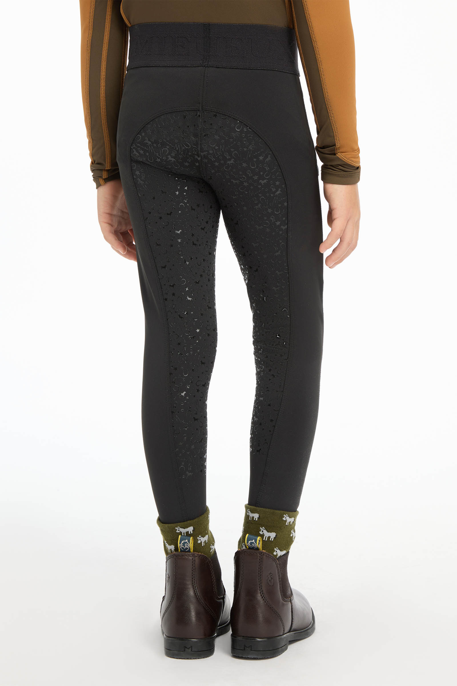 Black LeMieux Mini Pull On spodnie jeździeckie