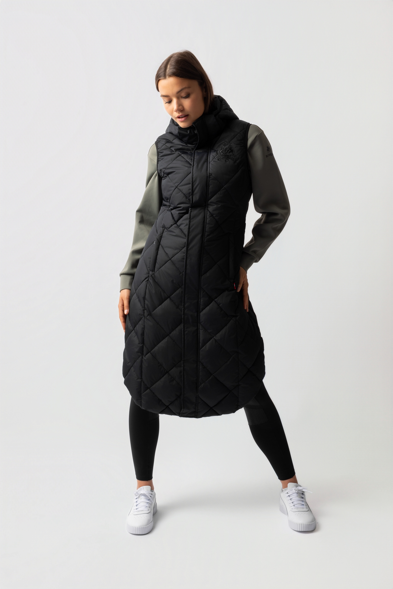 B Vertigo Gem Długi ocieplany bezrękawnik jeździecki 