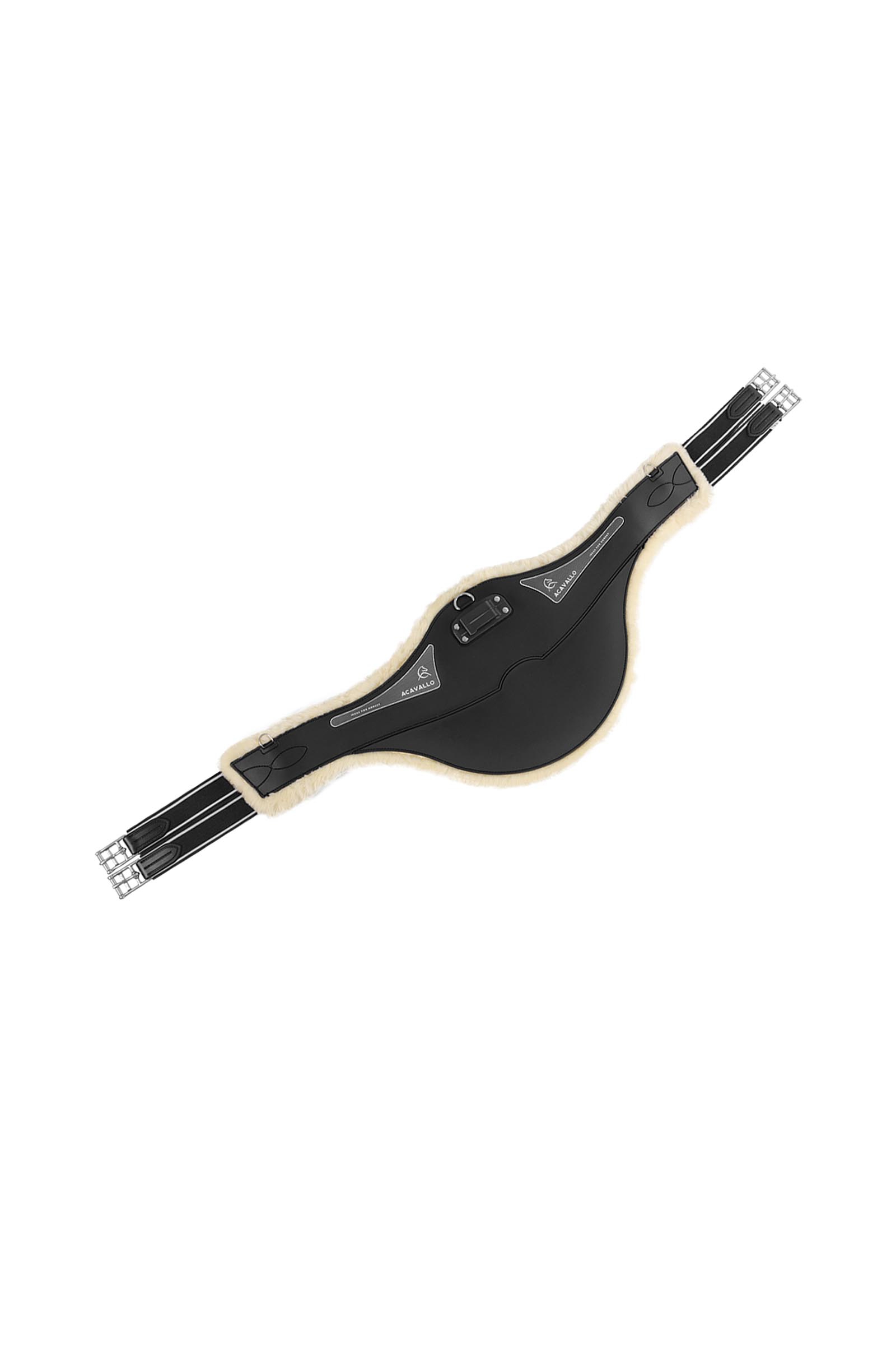 Acavallo popręg z osłoną na napierśnik Classic Gel z syntetycznym futrem  