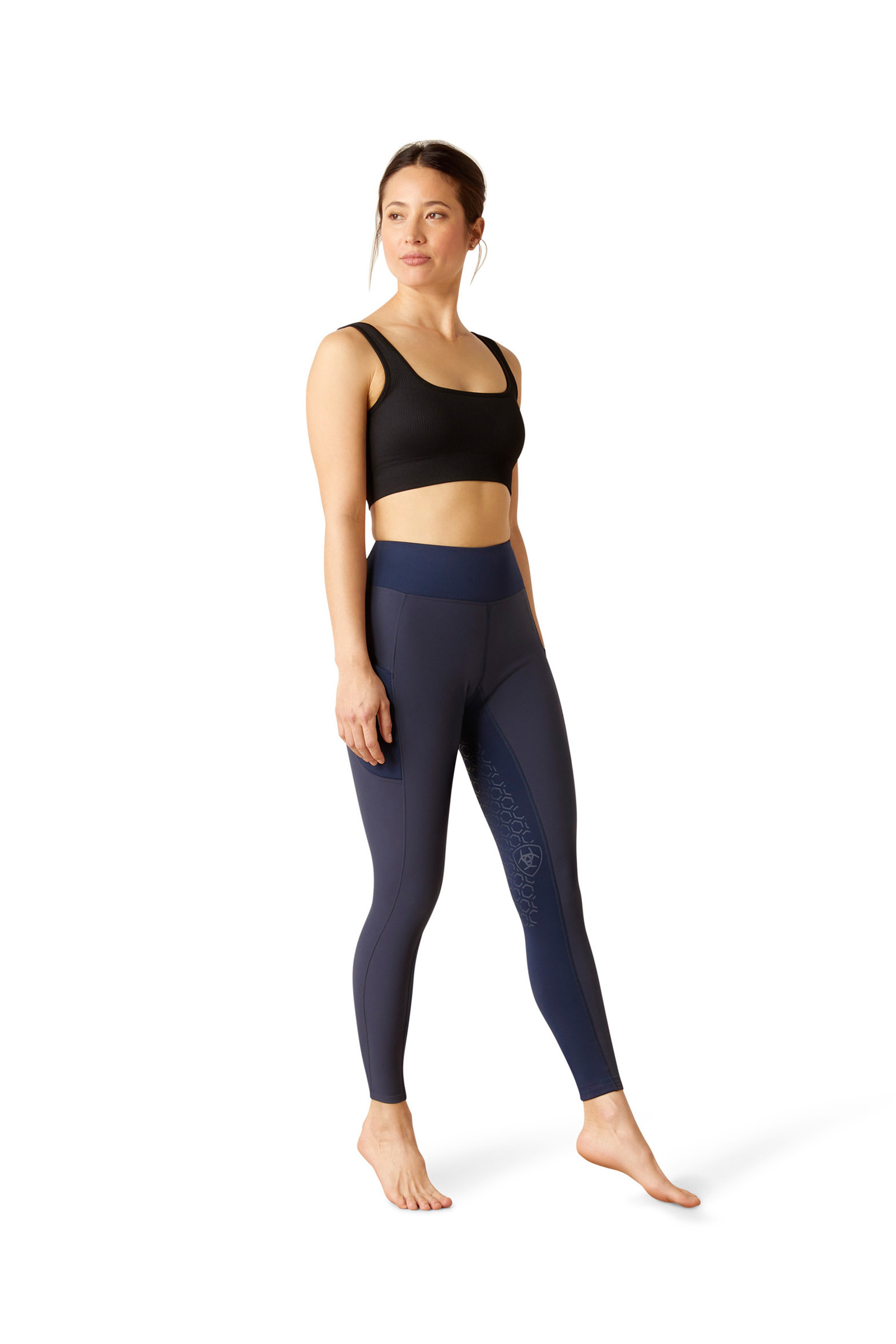 Damskie legginsy do jazdy konnej Half Grip Ariat Boreas