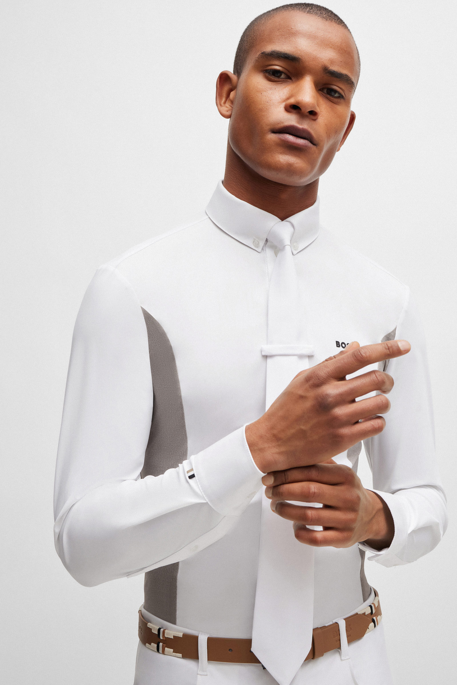 Koszula pokazowa Boss Norman z panelem bocznym