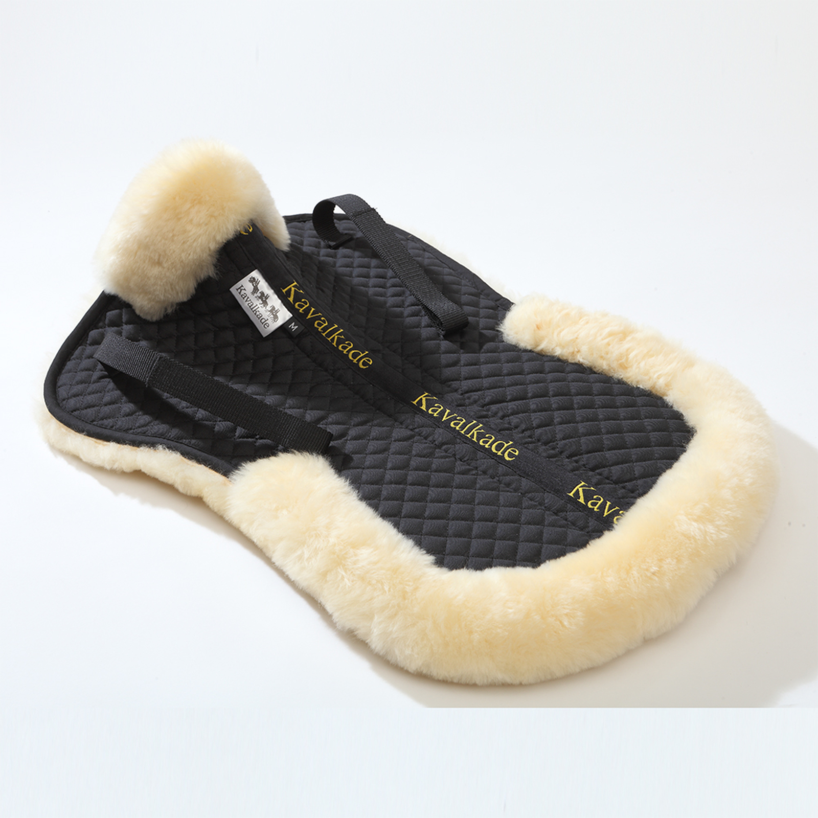 Natural Podkładka Kavalkade Lambswool z rondem z tyłu, wełna jagnięca