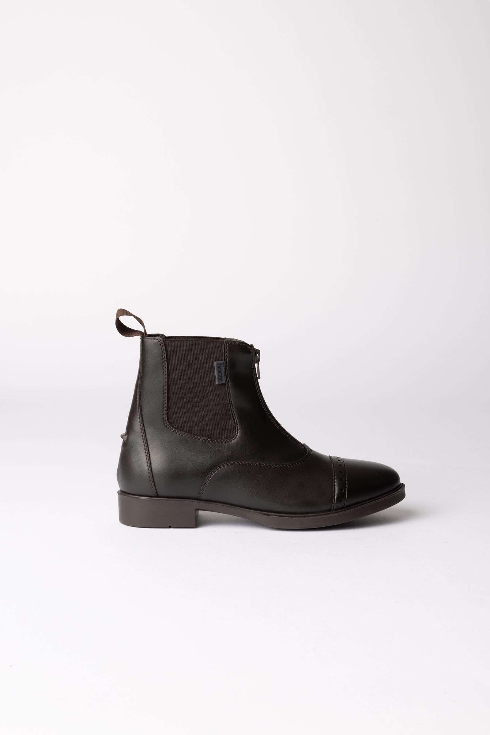 Sztyblety damskie Horze Jodhpur Wexford, z zamkiem błyskawicznym z przodu