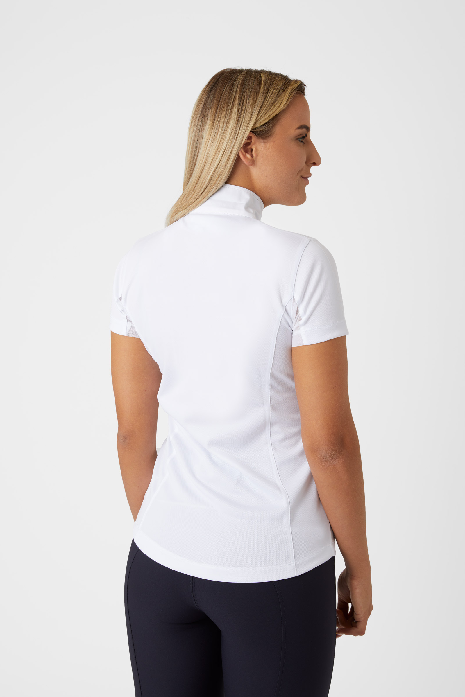 Koszulka konkursowa damska, z krótkimi rękawami Horze Blair LSF 30+