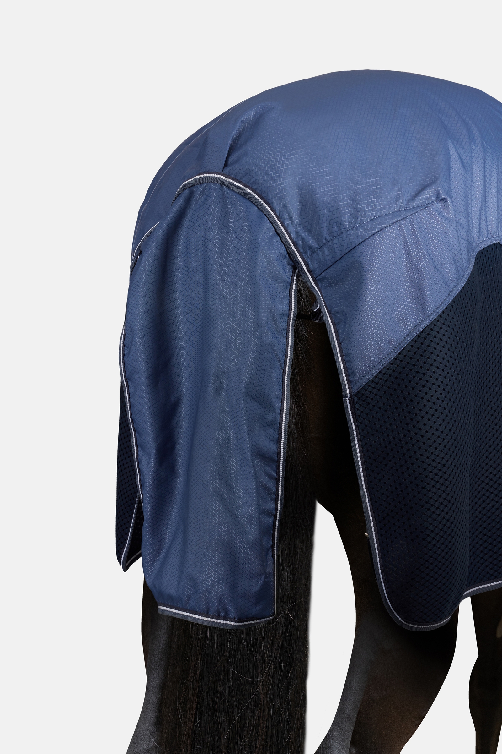 Horze Aircool 3D derka padokowa przeciwdeszczowa z odpinanym kapturem