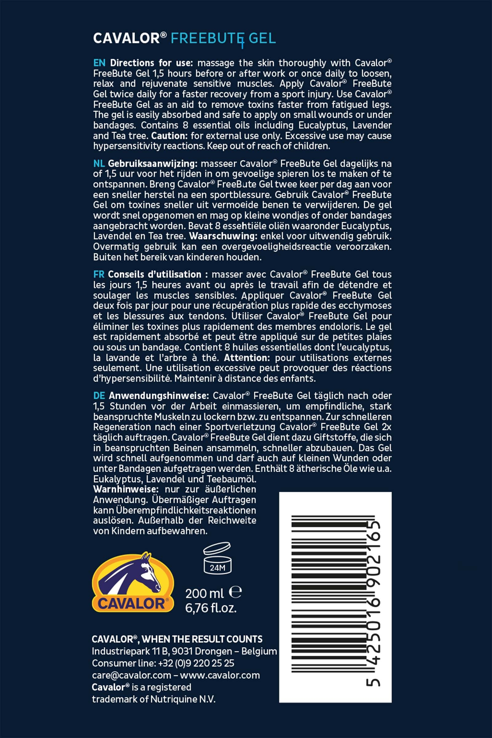 Żel Cavalor Freebute 200ml