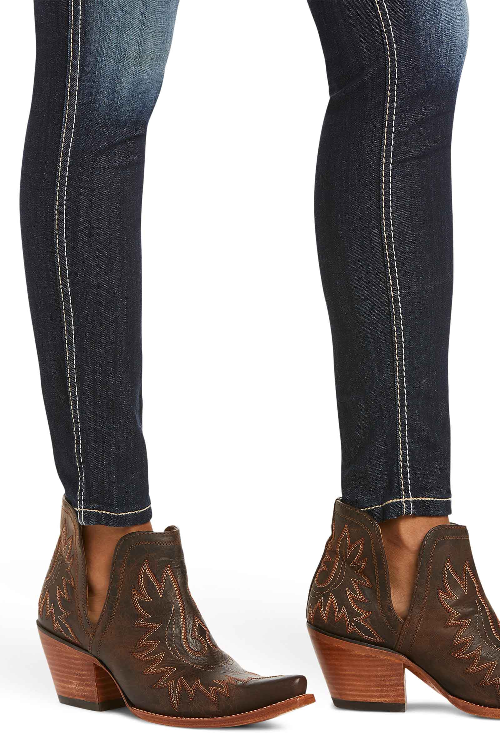 Ariat Ella R.E.A.L damskie stretch skinny jeans ze średnim stanem