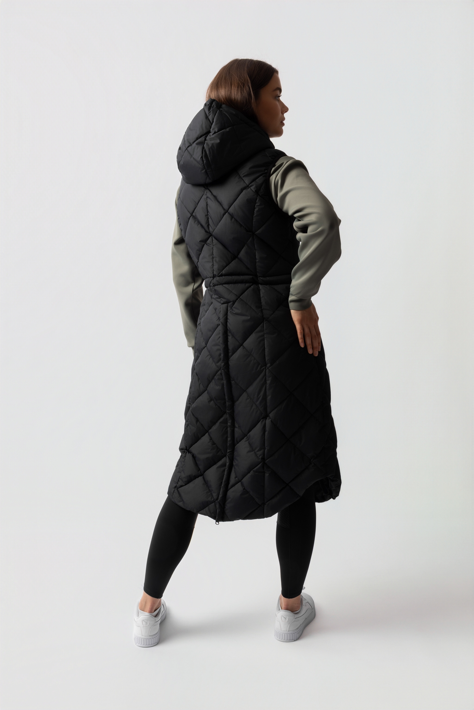 B Vertigo Gem Długi ocieplany bezrękawnik jeździecki 