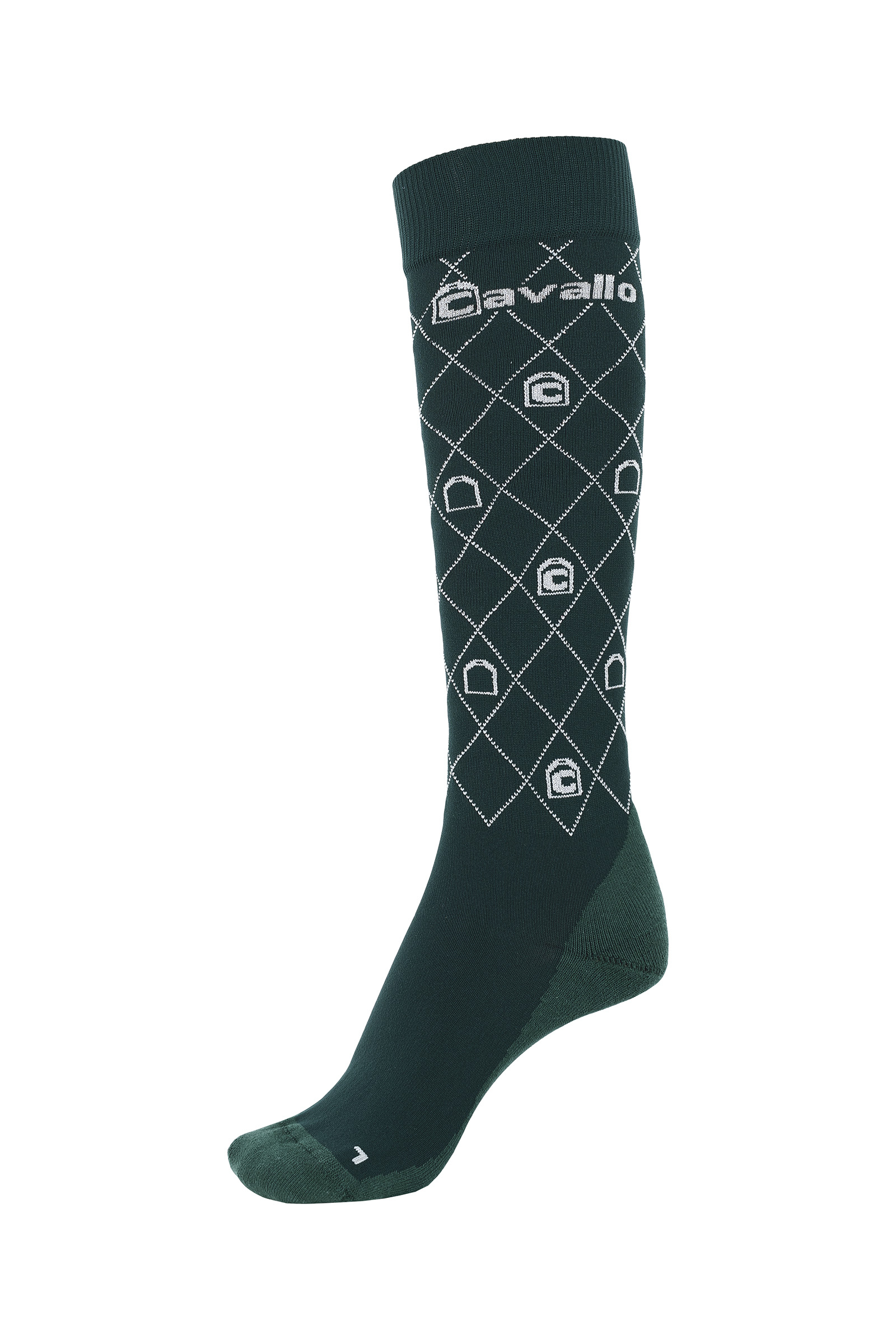 Dark Green Cavallo CAVALSURA Riding Socks