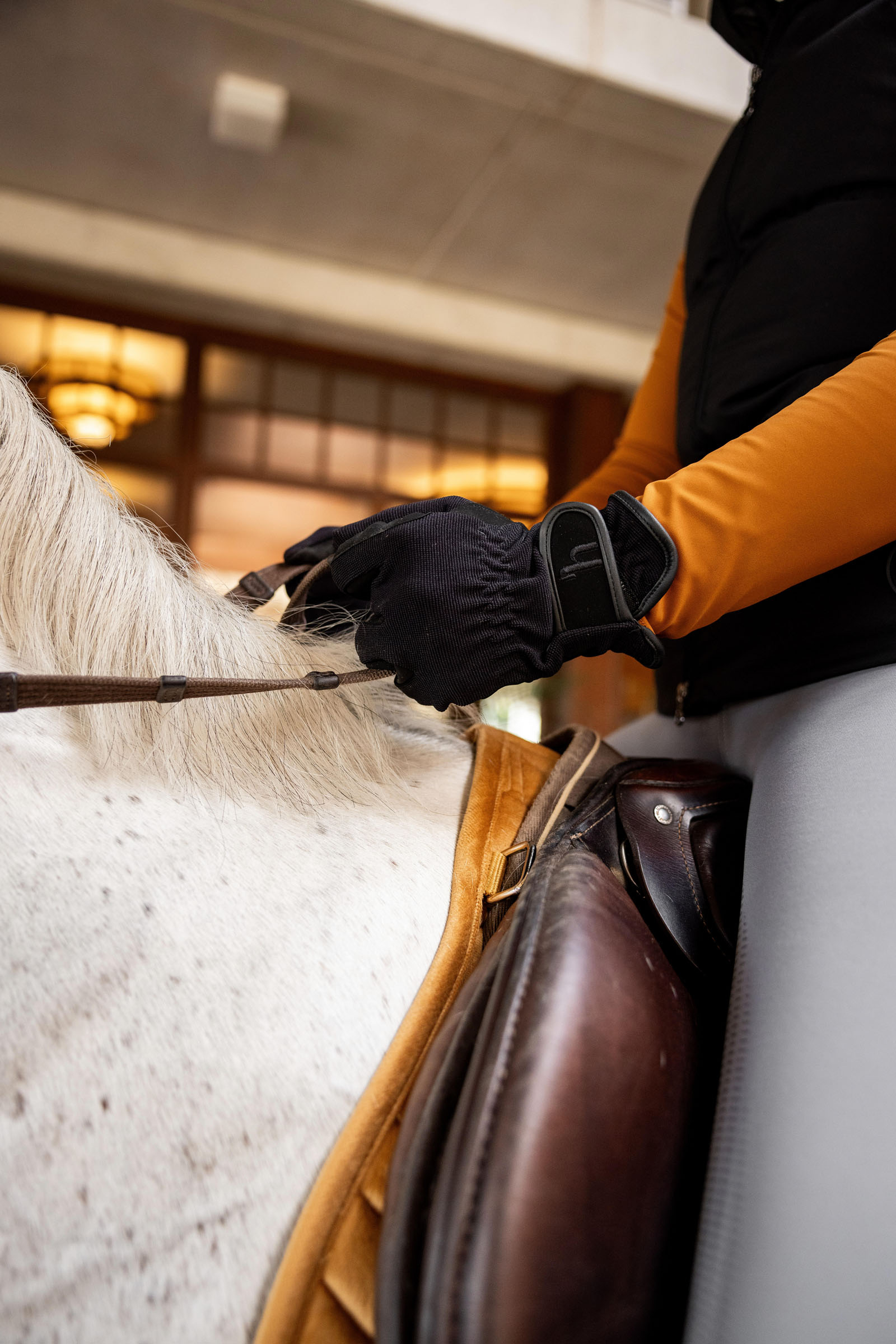 Rękawiczki jeździeckie Multi-Stretch