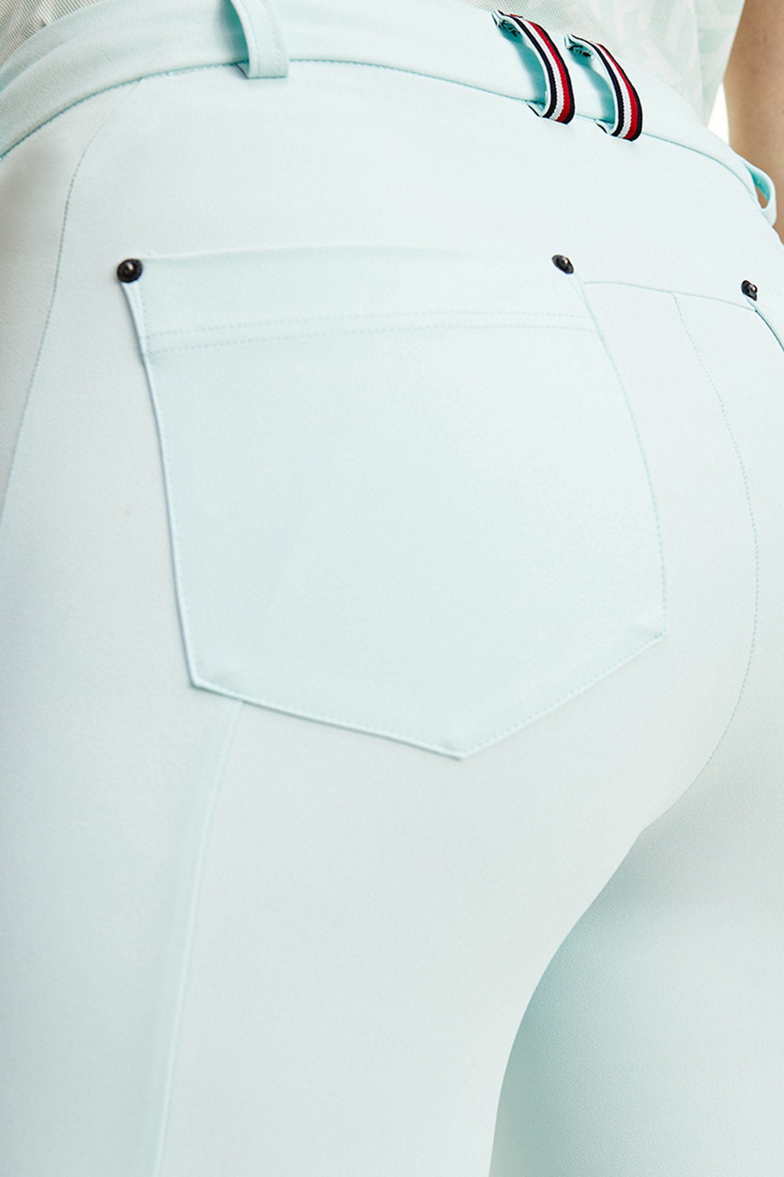 Tommy Hilfiger Equestrian damskie bryczesy Style z lejem kolanowym