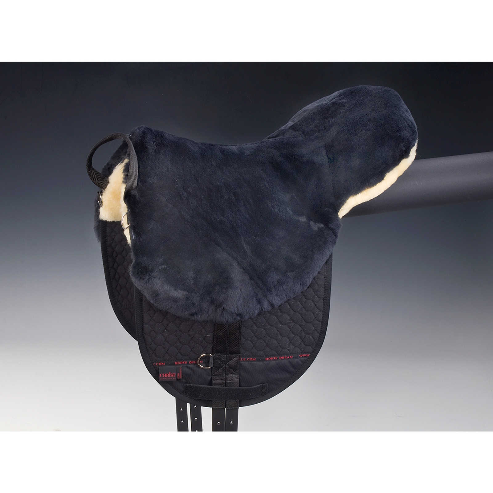 Anthracite/Black/Natural Christ Bareback ujeżdża Basic Plus, SH