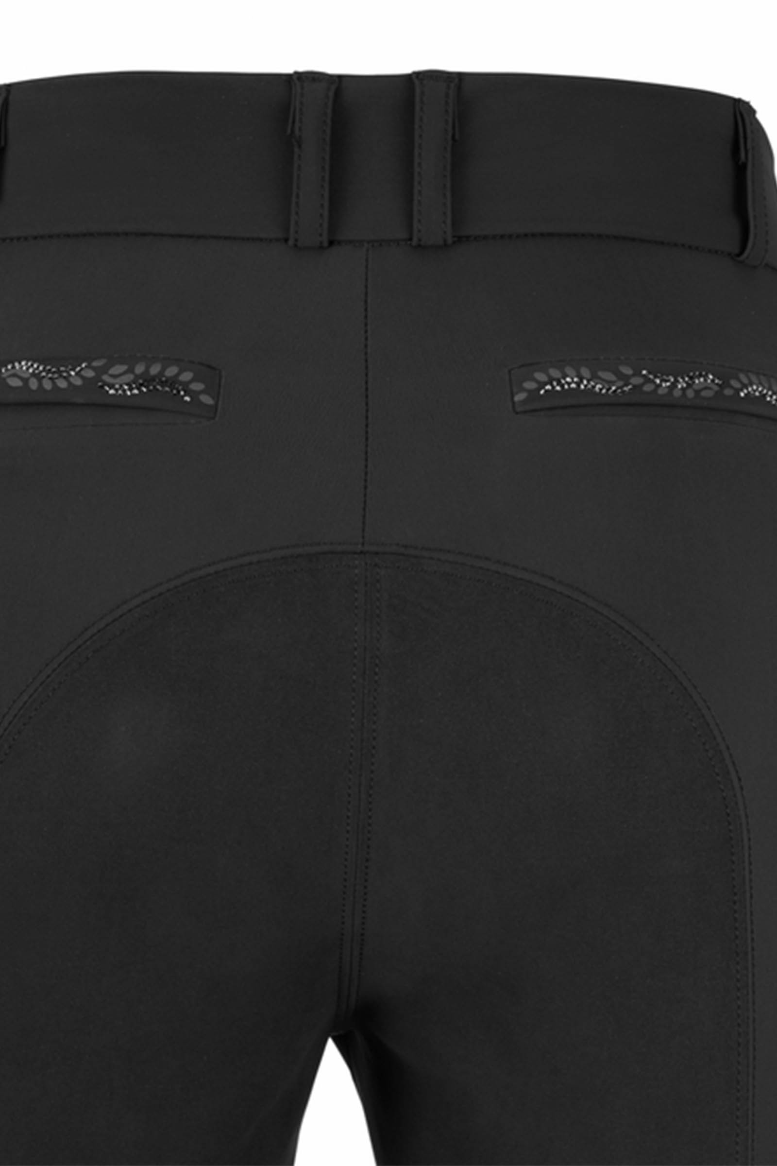 Pikeur Ceelina damskie legginsy jeździeckie z pełnym lejem z ekoskóry